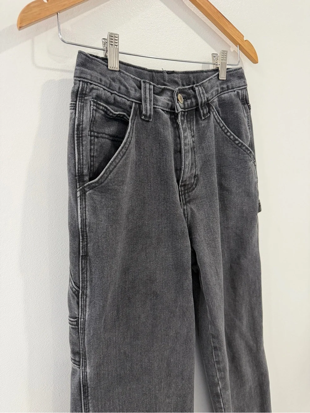 J.‎ Galt Black Carpenter Cargo Jeans Size Small
